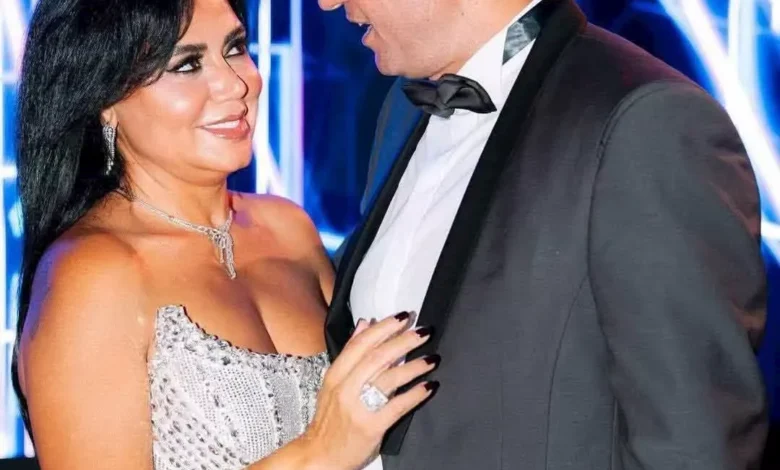رانيا يوسف تنشر صورة رومانسية مع زوجها لجمهورها عبر السوشيال ميديا