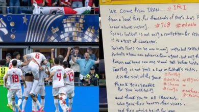 "رسالة مؤثرة في غرفة تبديل الملابس: منتخب إيران يؤكد 'الشرف قبل النصر' بعد التعادل مع مصر"