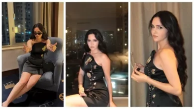 ركين سعد تتألق بفستان أسود أنيق في شنجهاي وتجذب الأنظار 4 ركين سعد تتألق بفستان أسود أنيق في شنجهاي وتجذب الأنظار