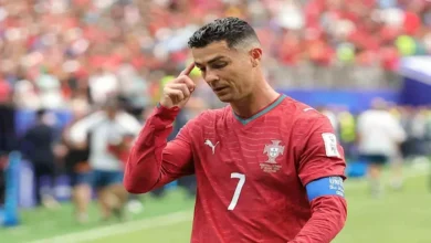رونالدو يتصرف بشكل غريب بعد تعادل البرتغال مع الكونغو الديمقراطية 2 رونالدو يتصرف بشكل غريب بعد تعادل البرتغال مع الكونغو الديمقراطية