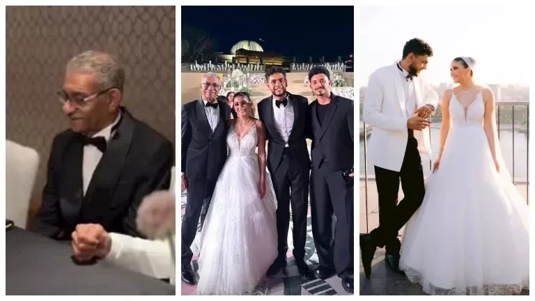 زفاف نجل سيد رجب: زغروطة والد العريس ورقص ليلى وغناء تامر حسني 1 زفاف نجل سيد رجب: زغروطة والد العريس ورقص ليلى وغناء تامر حسني