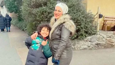 زوجة محمد النني تكشف عن وعكة صحية لابنها وتقول: "ربنا لطيف"