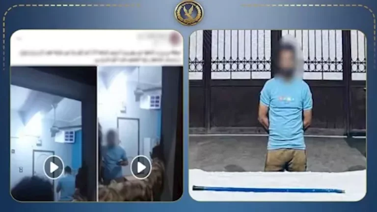 شاب يعتدي على والدته وشقيقته في بني سويف ووزارة الداخلية تتدخل لضبط الوضع