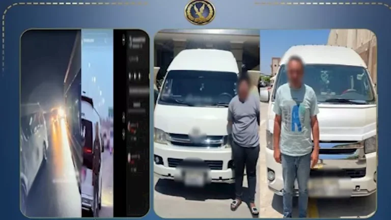 ضبط متورطين في استعراض خطر على الطريق خلال فيديو "استعراض الميكروباص" في الشرقية