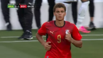ظهور حمزة عبدالكريم الأول مع منتخب مصر في 5 صور