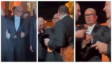 عمرو دياب يتسبب في إحراج باسم سمرة خلال زفاف ابنة شقيق عماد زيادة