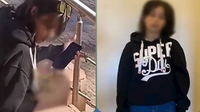 فتاة أجنبية تعترف بتدخين الحشيش في فيديو بمطروح