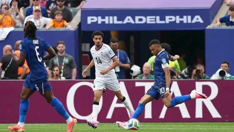فرنسا تتقدم على العراق 1-0 في كأس العالم 2026
