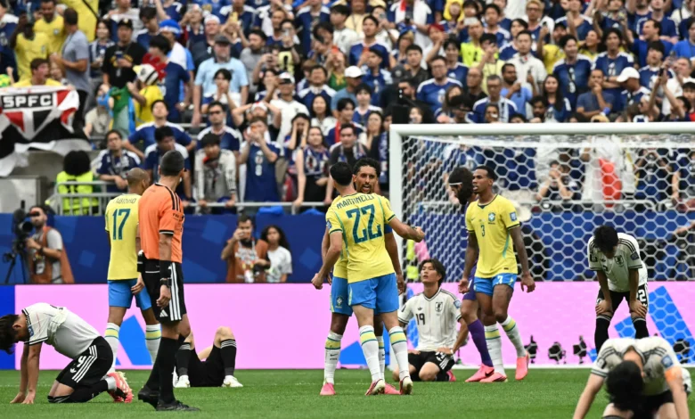 فيديو: نجم البرازيل يثير غضب جماهير اليابان بكف يده