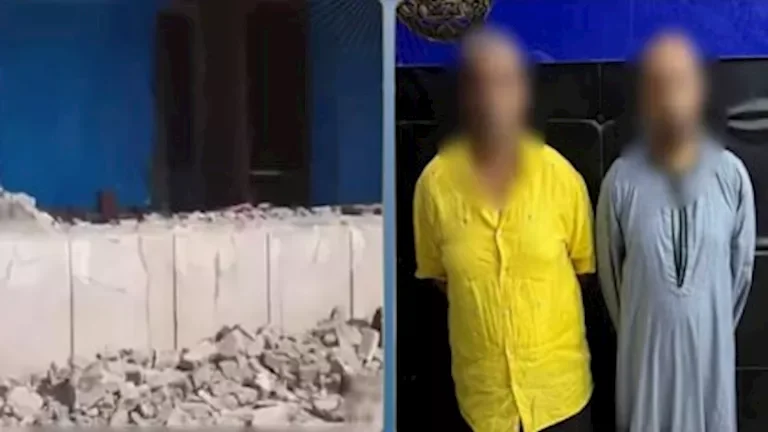 فيديو يوثق مخالفة بناء في مدينة نصر والشرطة تتدخل بسرعة