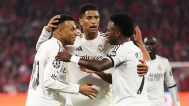 فينيسيوس يقود ريال مدريد لمعادلة الرقم القياسي لبافاري بايرن ميونخ