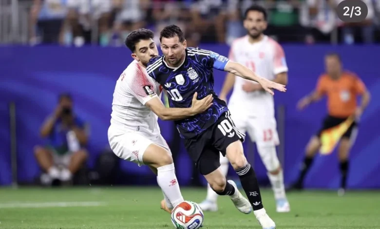 "لقطة لاعب الأردن تثير غضب جماهير 'النشامى' بعد إهداء هدف لميسي"