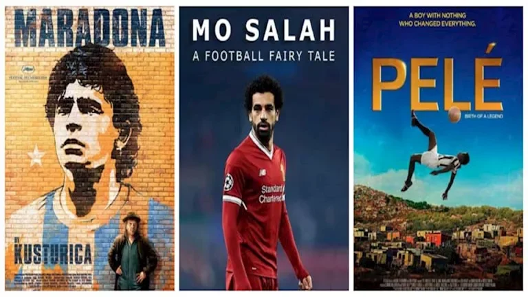 مارادونا ومحمد صلاح: نجوم كرة القدم يتألقون في عالم السينما