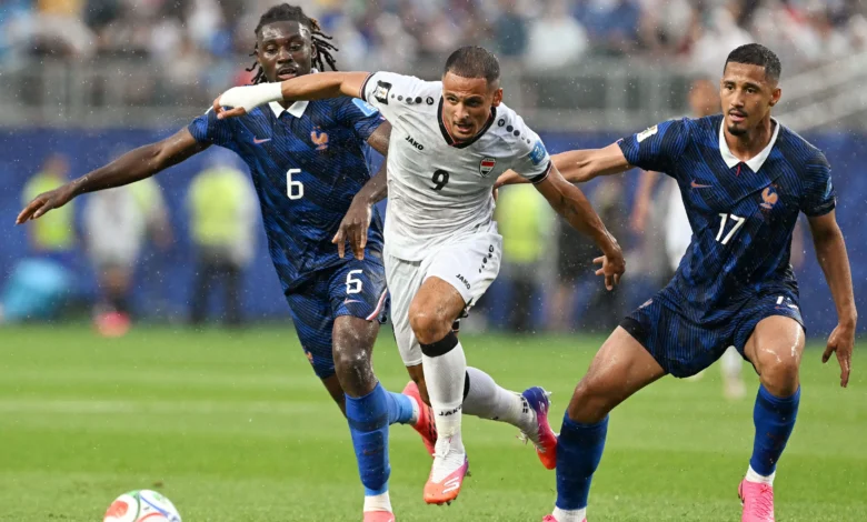 مباراة فرنسا والعراق: ساعتان من الغموض تنتهي بالاستئناف!