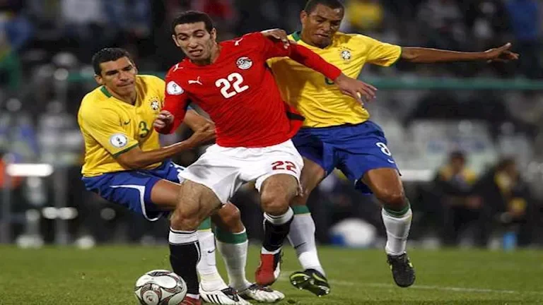 موعد مباراة مصر والبرازيل والقناة الناقلة مجاناً