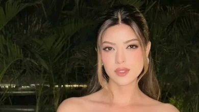 ميرنا جميل تتألق بفستان أسود طويل والجمهور يصفها بأجمل من يرتدي الأسود