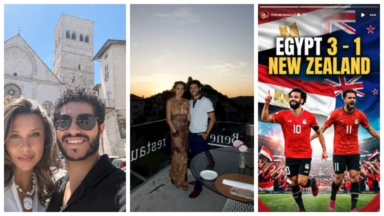 مينا مسعود يحتفل بفوز منتخب مصر في كأس العالم 2026 مع جمهوره (صور) 1 مينا مسعود يحتفل بفوز منتخب مصر في كأس العالم 2026 مع جمهوره (صور)