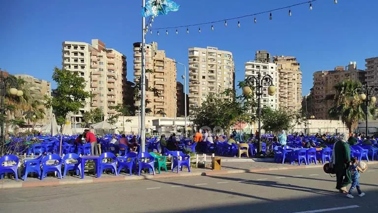 نادي دمنهور يجهز شاشة عملاقة وآلاف المقاعد لمباراة مصر وبلجيكا