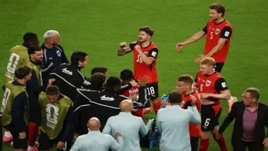 نتيجة الشوط الأول لمباراة النمسا والأردن في تصفيات كأس العالم 2026