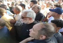 نجوم الفن يودعون عبدالعزيز مخيون في جنازة مؤثرة بالبحيرة