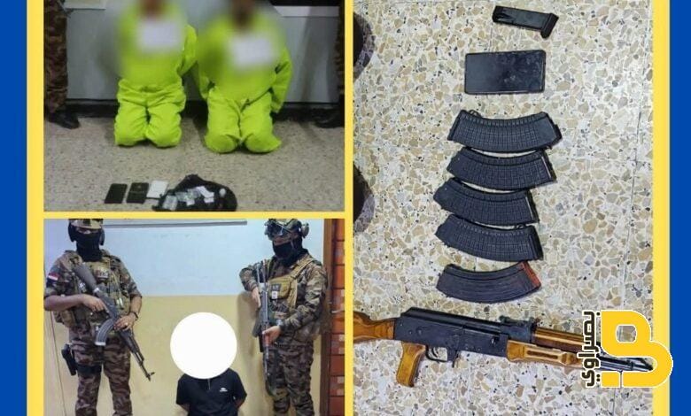 شرطة البصرة تعتقل متهمين وتضبط أسلحة ومواد مخدرة في الكزيزة 1 img 1608
