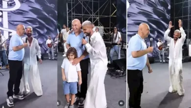 أحمد سعد يرحب بزوجة حسام حسن ويمازحه: كنا نعرف أخبارك منها 2 أحمد سعد يرحب بزوجة حسام حسن ويمازحه: كنا نعرف أخبارك منها