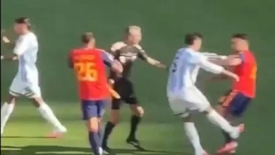 أول إجراء من "الفيفا" عقب الفوضى التي شهدها نهائي المونديال بين الأرجنتين وإسبانيا 3 أول إجراء من "الفيفا" عقب الفوضى التي شهدها نهائي المونديال بين الأرجنتين وإسبانيا