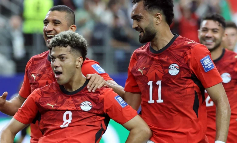 إمام عاشور يتفوق على كريستيانو رونالدو برأسيته أمام أستراليا
