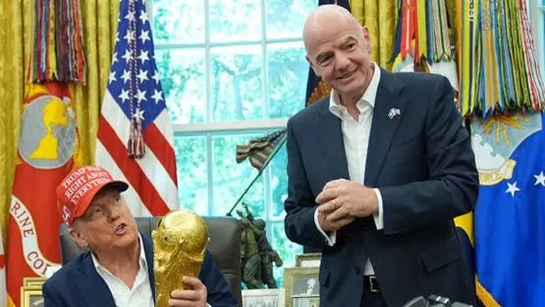 إنفانتينو يرد رسميًا على جدل لاعب أمريكا بعد حديثه مع ترامب