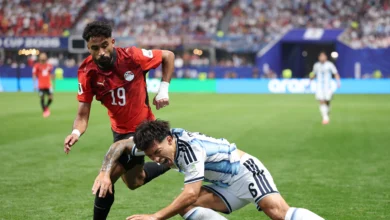 الأرجنتين تواجه صعوبة في تحقيق الفوز بعد شوط أول قوي لمصر 3 الأرجنتين تواجه صعوبة في تحقيق الفوز بعد شوط أول قوي لمصر