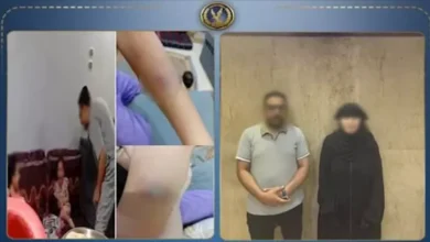 الداخلية تعلن تفاصيل تعذيب طفلين في حلوان وتلقي القبض على والديهما