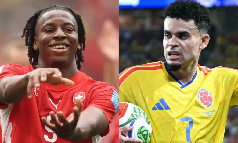 القنوات الناقلة لمباراة سويسرا وكولومبيا في دور الـ 16 من كأس العالم 2026 وكيفية مشاهدتها عبر الإنترنت