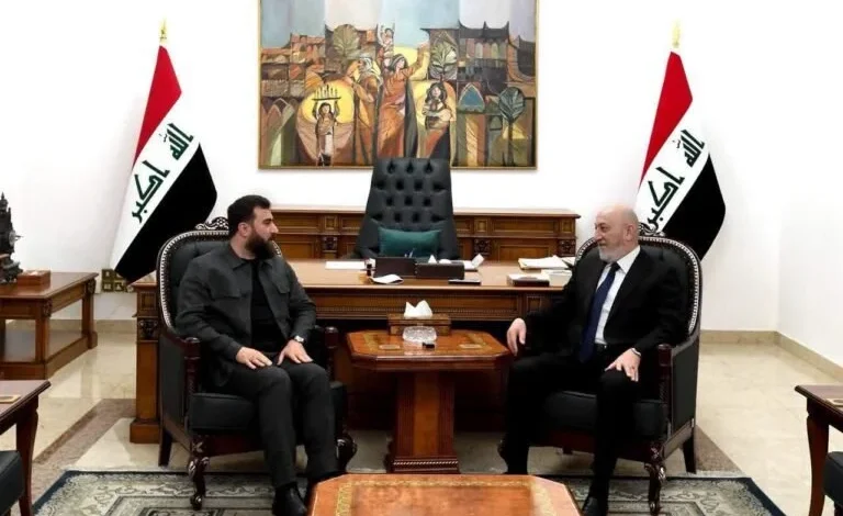 الكلداني يلتقي رئيس الجمهورية نزار ئاميدي لمناقشة التحديات والمصالح العليا