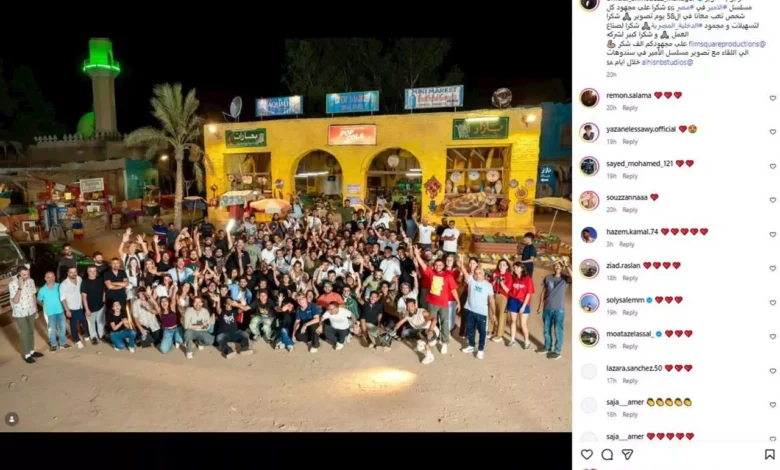 انتهاء تصوير مسلسل "الأمير" في مصر واستكماله في "الحصن بيج تايم"