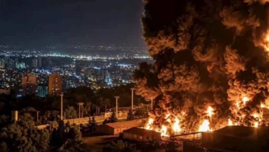 انفجار في مطار إيرانشهر واستهداف جسر شمال طهران: تطورات الأحداث في إيران