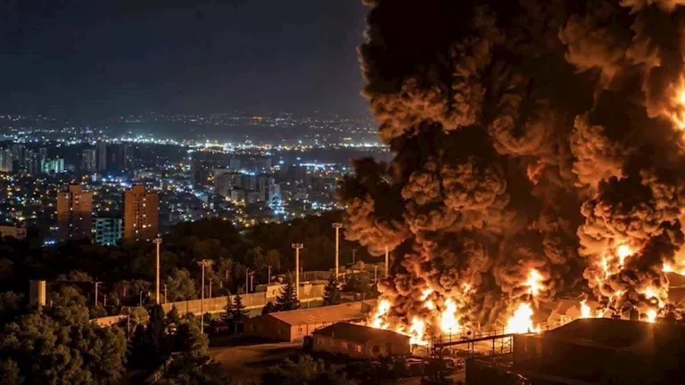 انفجار في مطار إيرانشهر واستهداف جسر شمال طهران: تطورات الأحداث في إيران
