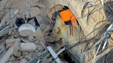 انهيار مبنى في الضاحية الجنوبية لبيروت جراء القصف الإسرائيلي 3 انهيار مبنى في الضاحية الجنوبية لبيروت جراء القصف الإسرائيلي