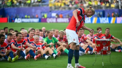 بالفيديو: البرازيل تتألم.. وهالاند يثير الحماس في المدرجات باحتفال مذهل
