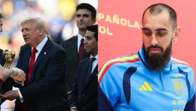 بورخا إيغليسياس يكشف موقفه من مصافحة ترامب قبل نهائي كأس العالم 3 بورخا إيغليسياس يكشف موقفه من مصافحة ترامب قبل نهائي كأس العالم