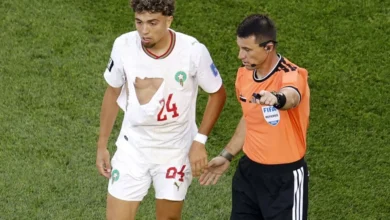 بيان رسمي يكشف سبب تمزق قمصان منتخبي المغرب ومصر