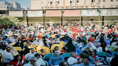 تجمعات جماهيرية في بورسعيد لمتابعة مباراة مصر والأرجنتين