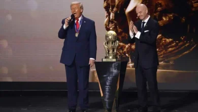ترامب يُفاجئ نجم منتخب إنجلترا (صورة)