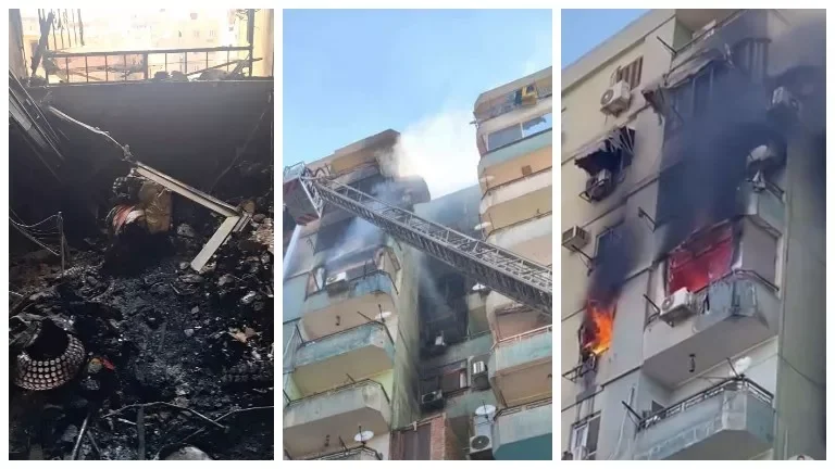 "تفاصيل حريق أبراج المحمودية: الأم تقفز ببناتها من الطابق السابع للنجاة"