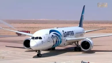 تفاصيل رحلة طائرة بعثة منتخب مصر من أتلانتا إلى العلمين الجديدة بعد تأخير 48 دقيقة