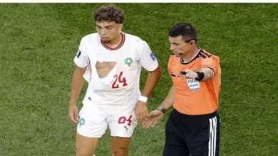 توضيح رسمي حول تمزق قمصان مصر والمغرب في كأس العالم