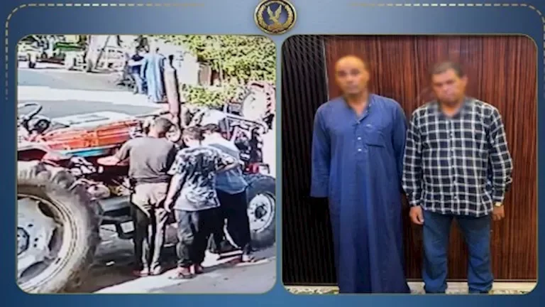 جار يسقط بعد اعتدائه على طفل في طوخ مما أدى لإصابته بشرخ في الجمجمة بسبب رن الجرس