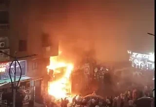 حريق يندلع في مطعم مأكولات بشارع ترسا في الجيزة واستجابة سريعة بـ3 سيارات إطفاء