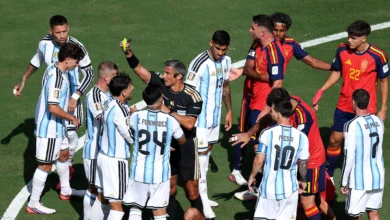 حكم إسباني سابق: تدخل نجم الأرجنتين لم يكن يستدعي الطرد 2 حكم إسباني سابق: تدخل نجم الأرجنتين لم يكن يستدعي الطرد