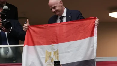 رئيس "الفيفا" يبعث برسالة إلى منتخب مصر عقب خروجه من كأس العالم