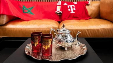 شاهد: احتفال لاعبي المنتخب المغربي بانتقال صيباري إلى بايرن ميونخ